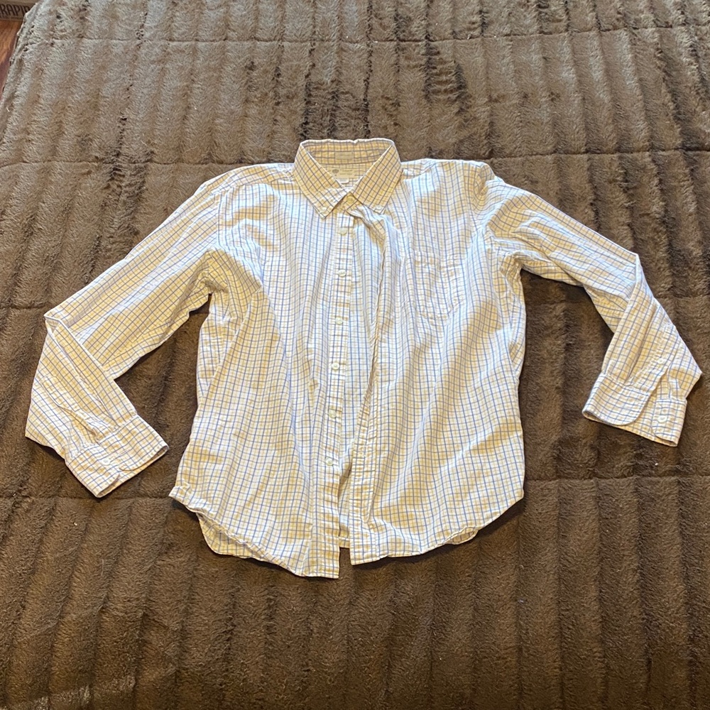 J. Crew Men's Plaid Button-Up Shirt